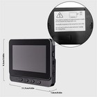 1080p 4 3in Wireless Visual Intercom Video Doorbell Camera Monitor For Home