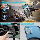 Imestou Motorcycle Phone Mount Usb Charger Medium  Qc -usb Charging 