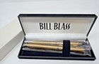 Vintage Bill Blass Gold Tone Ballpoint Pen Mechanical Pencil Set Nos Boxed