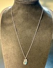 Rare Vintage 1960s Delicate Silver Tone Owl Necklace