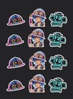 Isha  Anime Girl Birthday Cupcake Toppers