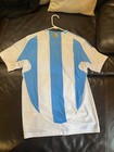 Adidas Men s Argentina 2024 25 Authentic Home Jersey White blue Burst