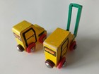 Brio Fork Lift Trucks  33322   Vintage Brio Rimless Wheels   Missing Parts