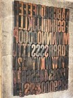 Hamilton Wood Type 15 Line Condensed Gothic Letterpress American Font