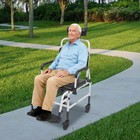 Reclining Shower Chair With Wheels  Tilt Commodes Wheelchair Toilet For Elderly