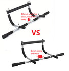 Pull Up Grip Bar Hanging Door Frame 350 Lb Capacity Sturdy Construction Home Gym