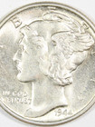 1944 Mercury Dime Gem Brilliant Uncirculated   Free Shipping