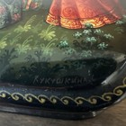 Fedoskino Lacquer Minature Box Maidens Round Dance Signature Of Artist