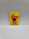 David Bowie Aladdin Sane Face Enamel Pin 1970s Rock Music Icon   Glam Rock Ship