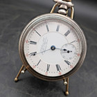 1902 Hamilton 926 Sterling Silver And Gold Horse Pocket Watch  18-size  17j