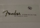 Vintage Fender Stratocaster Headstock Waterslide Decal Sticker Gold Black Estate