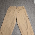 Tru-spec Tactical Cargo Pants Mens 36x32 Beige Rip Stop Stretch Pockets Work