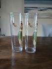 Vintage 1950 s Set Of 2 Libbey Hula Girl Highball Cocktail Glasses