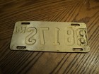 Vintage New Jersey Motorcycle License Plates  W  May 1990 Sticker  8  Long