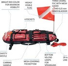 Spearfishing Signal Board Buoy - Spearguns Holder W line   Flag - Pockets  Ri   