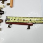 Vintage Mid Century Modern T-bar Drawer Pulls Lot 10 Bakelite Lucite Brass Mcm