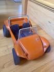 Vintage 1970s Cox Orange Glitter Dune Buggy Body Shell   Box     Display Piece