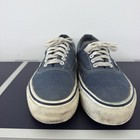 Size 10 - Vintage Usa Made Van   s Authentic Era Blue Skateboard Sneaker Vulcanize