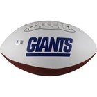 Michael Strahan Autographed signed New York Giants Logo Football Beckett 49849
