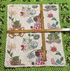 Vintage Slumberland 50s 60s Bunnies Bears Dogs Cats Baby Crib Quilt Blanket