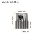 Pinion Gear 3mm Bore 16t Mod 0 5 Stainless Steel Spur Diff Motor Gear Rc Car