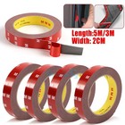 1-5 Rollos De Cinta Adhesiva De Doble Cara 5m 3m Cinta Adhesiva Montaje En Coche