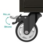 4 Inch Swivel Caster Wheels With Safety Total Lock  360 Degree Heavy Duty Plate