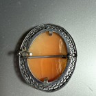 Vintage Left Facing Cameo Brooch