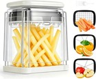 French Fry Cutter With 3 Interchangeable Blades  Potato Cutter