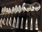 Oneida Community Coronation Silverware Flatware Set In Chest 72pc Vintage