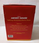 Disney Mickey Mouse Animated Talking Alarm Clock - New In Box 