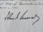 1963 John F  Kennedy Signed U s  Presidential Appointment Certificate Jfk