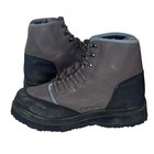 Hodgman Wading Boots Mens 12 Grey Waterproof Lace Up Rubber Soles Fly Fishing
