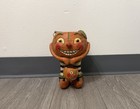 Esc Trading Co Paper Mache Jack-o -lantern Pumpkin Lantern W  Hanging Handle