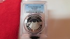 1987 Bermuda Silver 1 Dollar Commercial Aviation Amphibious Plane Pcgs Pr69