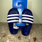 Adidas Men   s Adilette 22 Slides Color Royal Blue   White Stripe   Size 7 If3667 