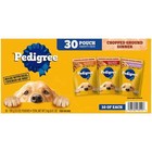 Pedigree Chopped Ground Dinner Wet Dog Food Variety Pack  3 5 Oz Pouches