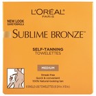 L oreal Paris Sublime Bronze Self Tanning Towelettes 6 Ct