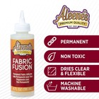 Permanent Fabric Adhesive  4 Fl  Oz  - No-sew Fabric Glue For Clothing   Crafts