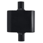 Universal Mufflers performance Automotive Exhaust Muffler   single 2  Black