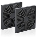 2pcs 120mm Computer Fan Dust Filter  Tool-free Plastic Cover Mess