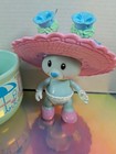Vtg Tea Bunnies Teacup Hat Pansy Parfait Figure Playset Incomplete Doll Toy Blue