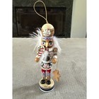 Gingerbread Nutcracker Christmas Ornament Wooden 6    Peppermint Holiday Decor