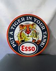 Esso Tiger Head     Vintage    put A Tiger In Your Tank     Metal Sign     50 Cm  19 7    
