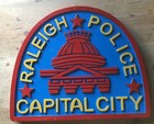 Police Raleigh Sheriff Patch 3d Routed Wood Patch Plaque Sign Custom  