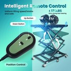 Lightweight   Foldable  Portable Electric Wheelchair Lift For Cars  Lifts 130lbs