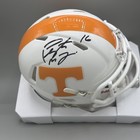Peyton Manning Signed Mini Helmet Tennessee Autographed W coa