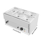 Commercial Food Warmer  5-pan Steam Table  5-pan Electric Food Warmer Buffet