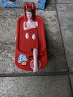 1996 Beauty In Bath Red Mechanical Coin Saving Bank Everlast Toy Wind-up Novelty