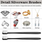 6pcs Silver Jewellery Cleaner Kit silver Polishing Cloth Jewelry  4 Polishing   